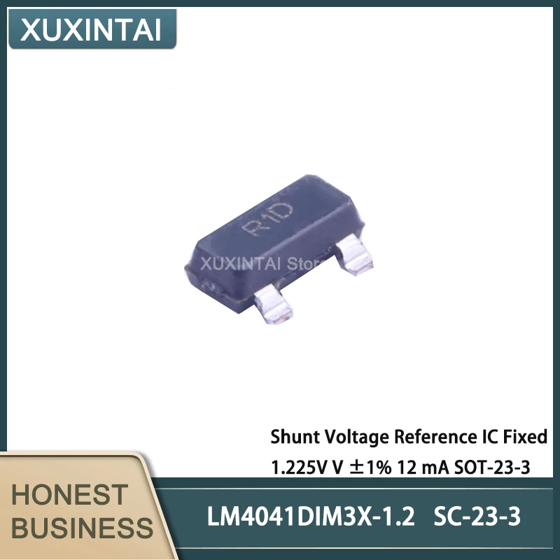 10 шт./лот, новый оригинальный LM4041DIM3X-1,2 LM4041DIM3X, опорное напряжение шунта, фиксированная микросхема 1,225 В V ± 1% 12 мА SOT-23-3
10 шт./лот, новый оригинальный LM4041DIM3X-1,2 LM4041DIM3X, опорное напряжение шунта, фиксированная микросхема 1,225 В V ± 1% 12 мА SOT-23-3
