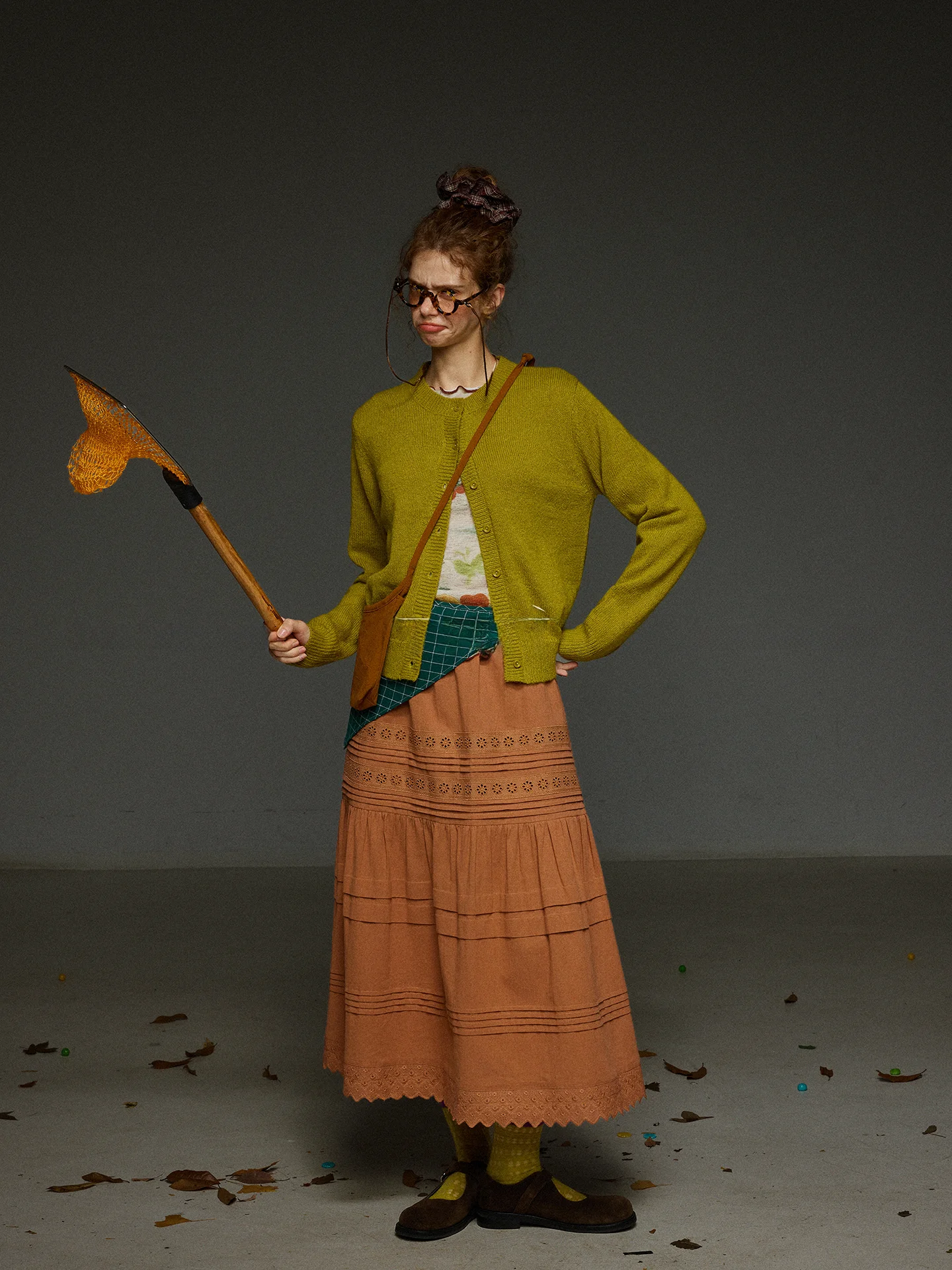 Retro Splicing Lace Trim High Waist A-Line Midi Skirt Women's Gentle Versatile Elastic Waist Spring Season Skirts
Retro Splicing Lace Trim High Waist A-Line Midi Skirt Women's Gentle Versatile Elastic Waist Spring Season Skirts