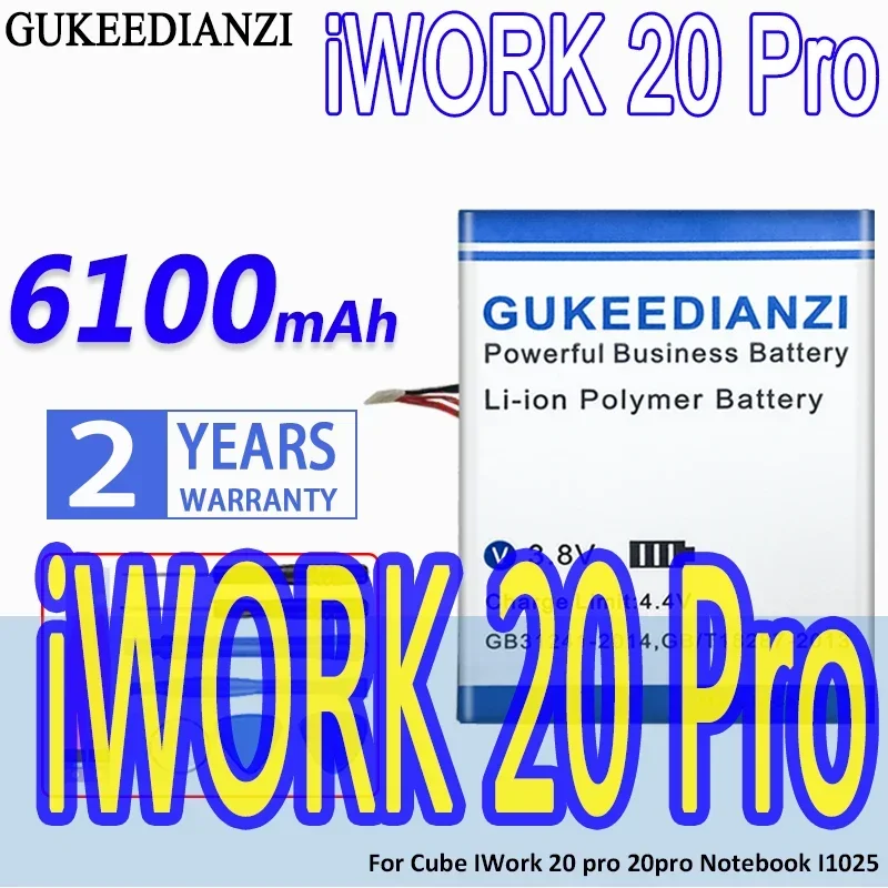 GUKEEDIANZI Новый i1025 / 426487 Аккумулятор -2S, 6100 мАч для ноутбука Cube iWork 20 Pro I1025 + номер трека.
GUKEEDIANZI Новый i1025 / 426487 Аккумулятор -2S, 6100 мАч для ноутбука Cube iWork 20 Pro I1025 + номер трека.