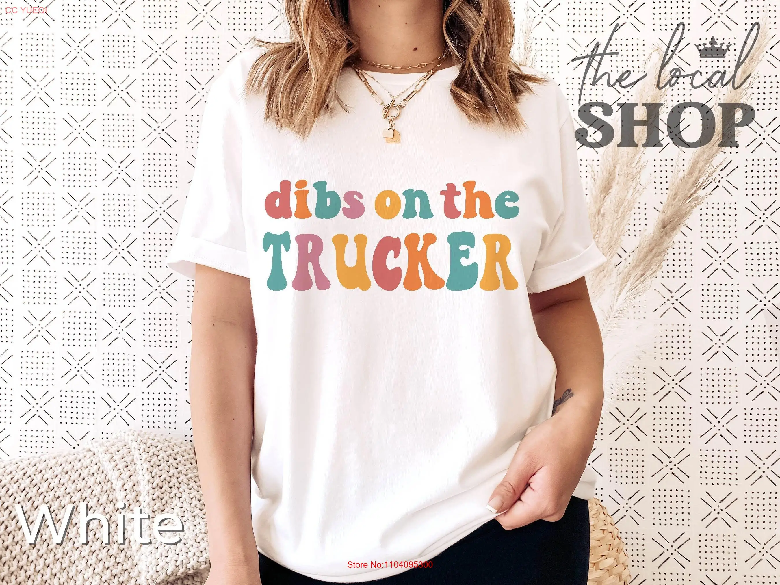 Dibs On The Trucker T Shirt Funny Retro Truck Driver's Wife for Truckers Girlfriend Proud Drivers Wedding
Dibs On The Trucker T Shirt Funny Retro Truck Driver's Wife for Truckers Girlfriend Proud Drivers Wedding