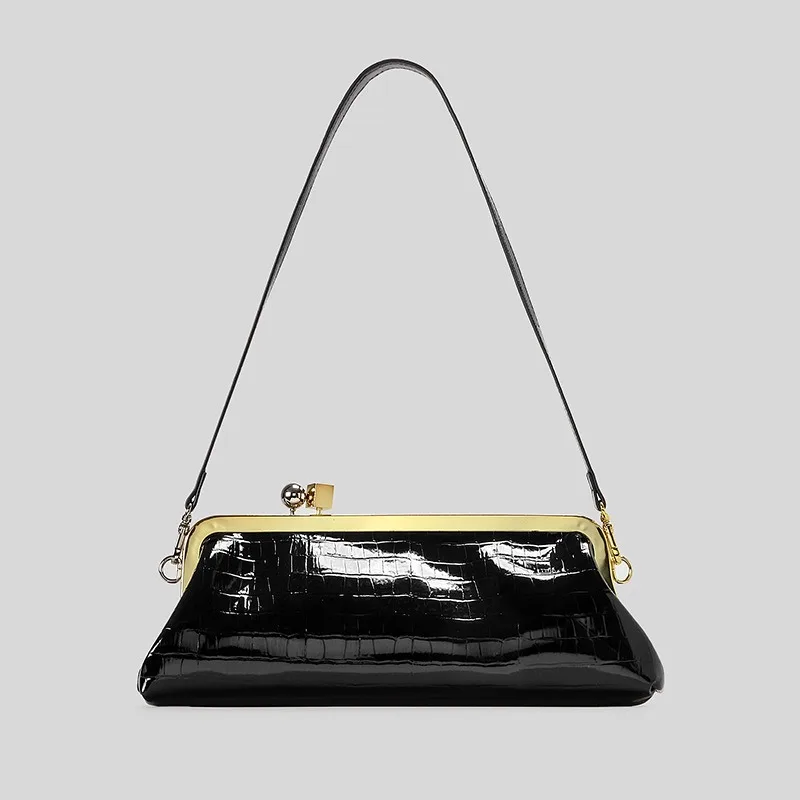 Ladies Luxury PU Leather Metal Frame Dinner Bag 2026 New Style Single Shoulder Bag Wallet Handbag Crossbody Elegant
Ladies Luxury PU Leather Metal Frame Dinner Bag 2026 New Style Single Shoulder Bag Wallet Handbag Crossbody Elegant