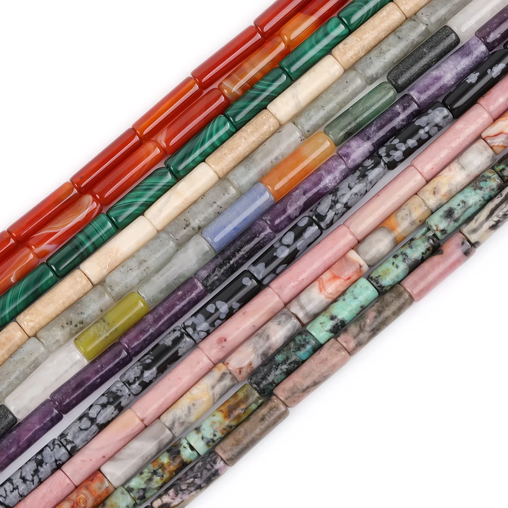 8x16mm, 4x13mm Column Tube Assorted Natural Stone Beads DIY Loose Beads For Jewelry Making Strand 15 Inch Wholesale
8x16mm, 4x13mm Column Tube Assorted Natural Stone Beads DIY Loose Beads For Jewelry Making Strand 15 Inch Wholesale