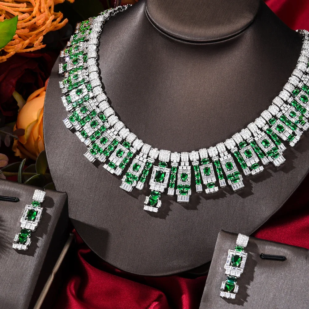 Trendy Luxury Gorgeous Classic Geometric square Pendant Necklace Earrings Set for Women Ladies Girl Best Gift Bridal Wedding
Trendy Luxury Gorgeous Classic Geometric square Pendant Necklace Earrings Set for Women Ladies Girl Best Gift Bridal Wedding