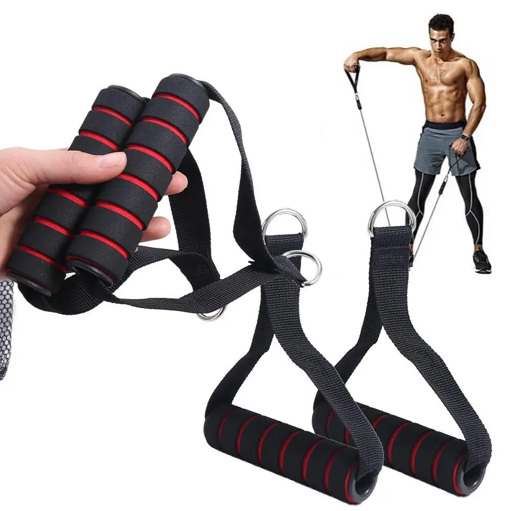 Metal D-Ring Metal Gym Handles Grip Foam Handle Heavy Duty Handle with Hook Black&Red Resistance Bands Pull Rope Handle
Metal D-Ring Metal Gym Handles Grip Foam Handle Heavy Duty Handle with Hook Black&Red Resistance Bands Pull Rope Handle
