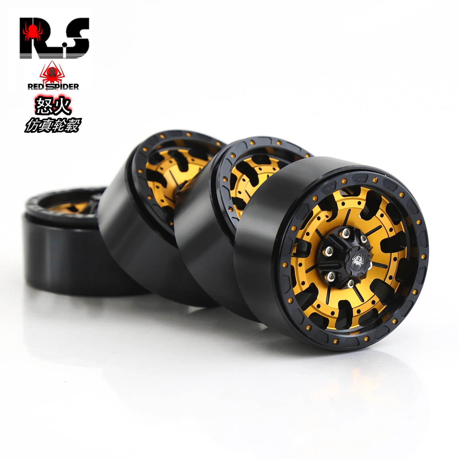 RED SPIDER 4Pcs Metal 1.9 Beadlock Wheel Rim Hub for1/10 Axial SCX10 90046 AX103007 VS4-10 MST CFX RC4WD D90 TRX4 RC Crawler Car
RED SPIDER 4Pcs Metal 1.9 Beadlock Wheel Rim Hub for1/10 Axial SCX10 90046 AX103007 VS4-10 MST CFX RC4WD D90 TRX4 RC Crawler Car
