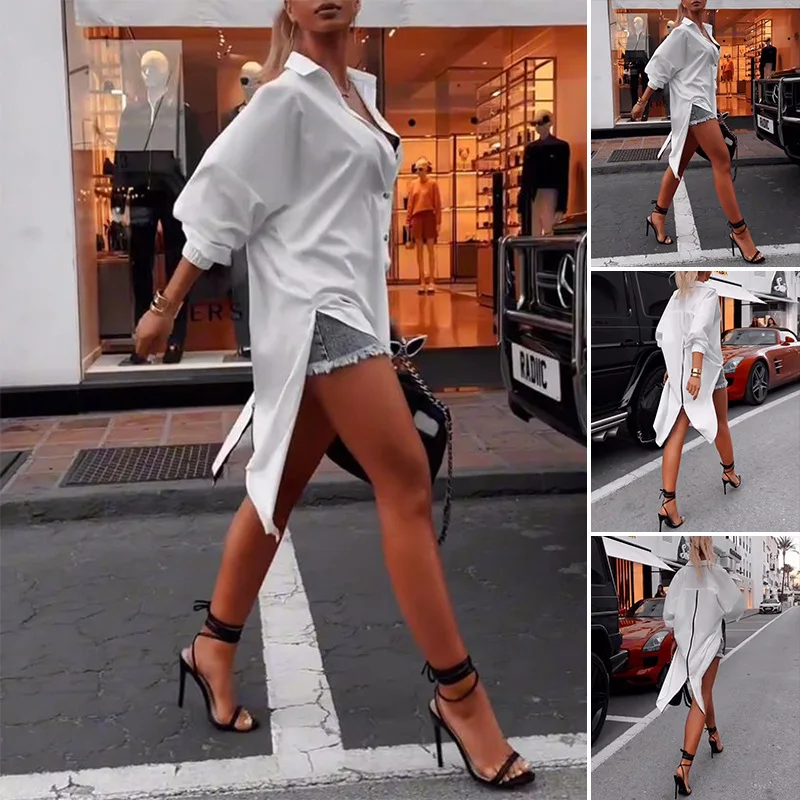 Women Y2k Shirts Casual Blouses Button Long Sleeves Turn Down Collar Single Breasted Loose Open Stitch Office Lady 2025 Summer
Women Y2k Shirts Casual Blouses Button Long Sleeves Turn Down Collar Single Breasted Loose Open Stitch Office Lady 2025 Summer