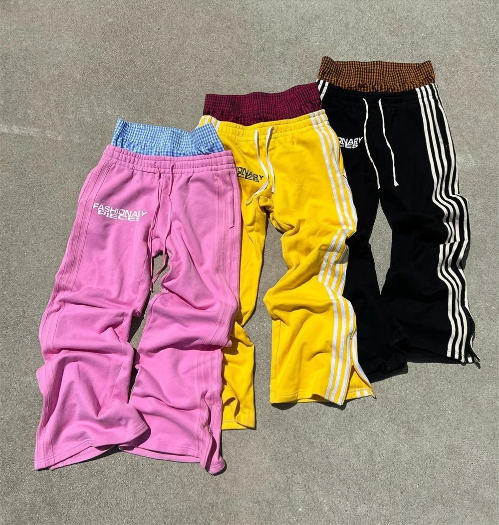 Y2K Man Pants Fashion Simple Striped Casual Pants for Men Retro HarajukuHip Hop Sweatpant Loose Straight Pants High Waist Loose
Y2K Man Pants Fashion Simple Striped Casual Pants for Men Retro HarajukuHip Hop Sweatpant Loose Straight Pants High Waist Loose