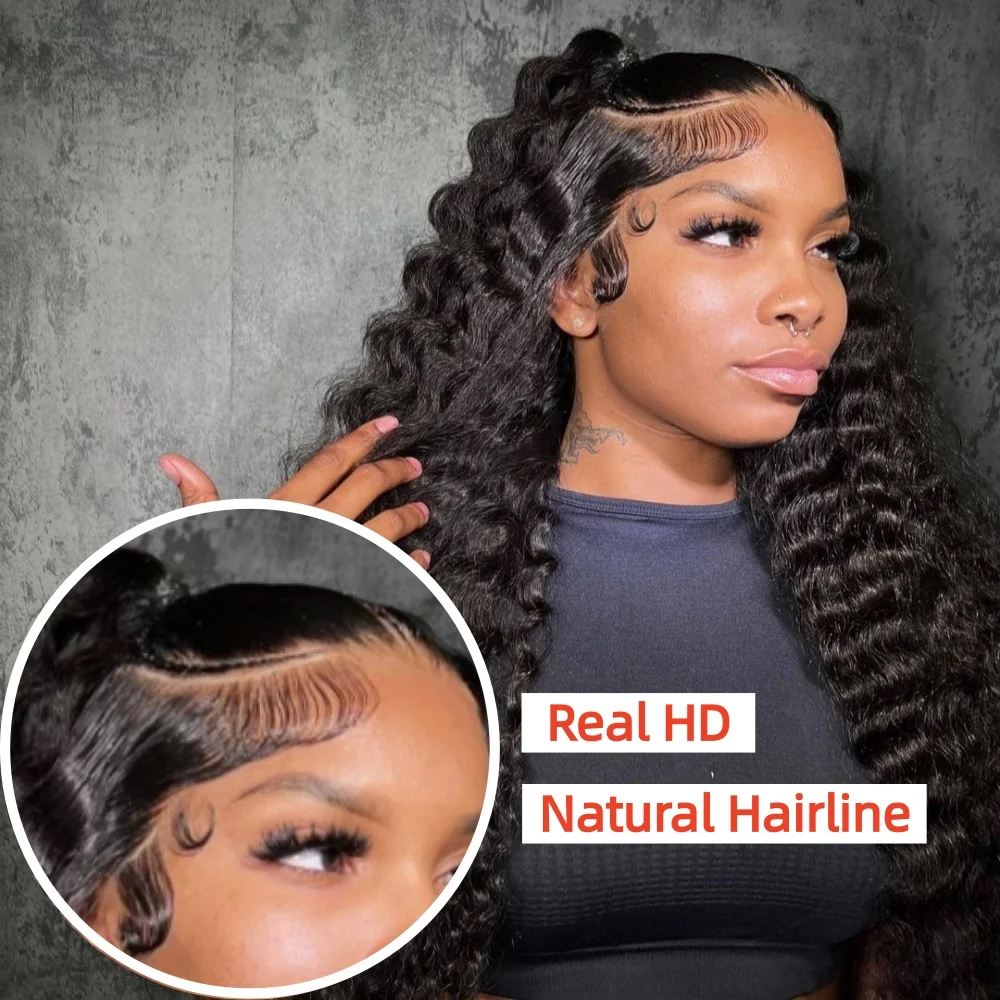13x6 Real HD Lace Front 15A Super Double Drawn Loose Deep Wave 13x4 HD Lace Front Curly Glueless Wig Human Hair Wigs Pre Plucked
13x6 Real HD Lace Front 15A Super Double Drawn Loose Deep Wave 13x4 HD Lace Front Curly Glueless Wig Human Hair Wigs Pre Plucked