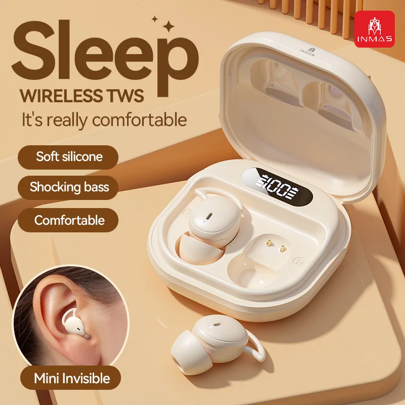 INMAS M72 Wireless Sleeping Invisible Earbuds HiFi Sound Bluetooth5.4 Earphones TWS Sport Headset Noise Reduction Headphone
INMAS M72 Wireless Sleeping Invisible Earbuds HiFi Sound Bluetooth5.4 Earphones TWS Sport Headset Noise Reduction Headphone