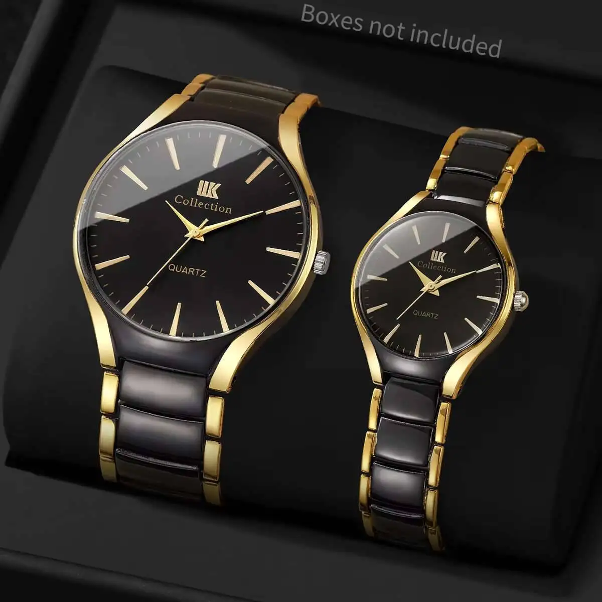 2PCSSet Fashion Couple Watches Luxury Stainless Steel Men Business Watch Women Quartz Wristwatch(Without Box)
2PCSSet Fashion Couple Watches Luxury Stainless Steel Men Business Watch Women Quartz Wristwatch(Without Box)