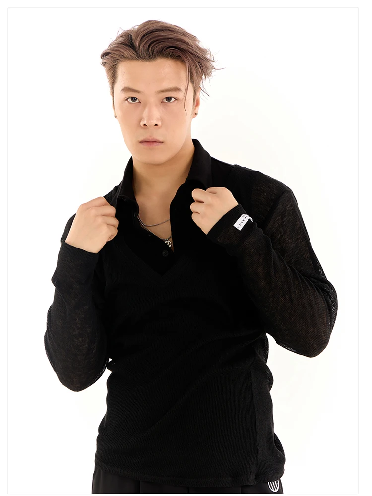2025 Latin Dance Tops For Men Sleeveless Lapel Vest Samba Chacha Tango Adult Male Modern Dance Costumes Latin Dancewear DQS21012
2025 Latin Dance Tops For Men Sleeveless Lapel Vest Samba Chacha Tango Adult Male Modern Dance Costumes Latin Dancewear DQS21012