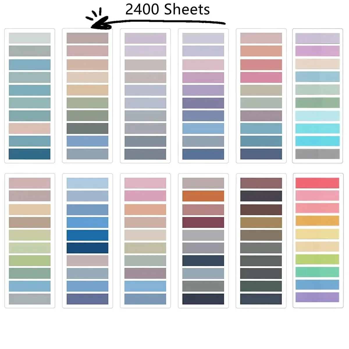 2400Pc Index Tabs Self Adhesive Page Markers Transparent Waterproof Sticky Notes Classify Files Flags Posted It planner Stickers
2400Pc Index Tabs Self Adhesive Page Markers Transparent Waterproof Sticky Notes Classify Files Flags Posted It planner Stickers