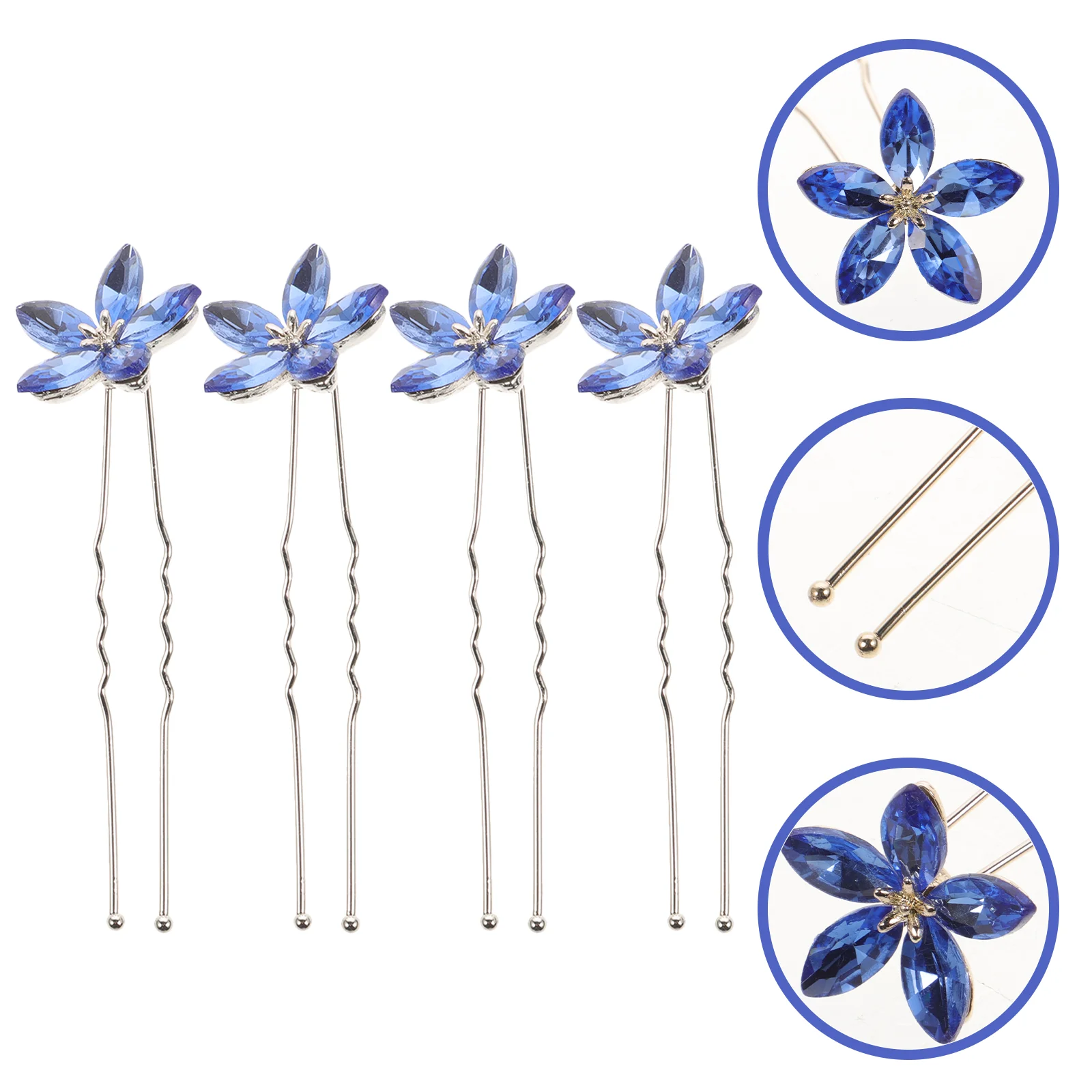4 Pcs Rhinestone Hair Pins for Women Bridal Wedding Headpiece Clips up Bobby Bride Accessories
4 Pcs Rhinestone Hair Pins for Women Bridal Wedding Headpiece Clips up Bobby Bride Accessories