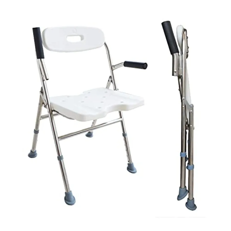 Portable Adjustable Shower Bath Seat for Seniors Disabled Injured with Handle Durable Plastic Material Gray Color Slip-Resistan
Portable Adjustable Shower Bath Seat for Seniors Disabled Injured with Handle Durable Plastic Material Gray Color Slip-Resistan