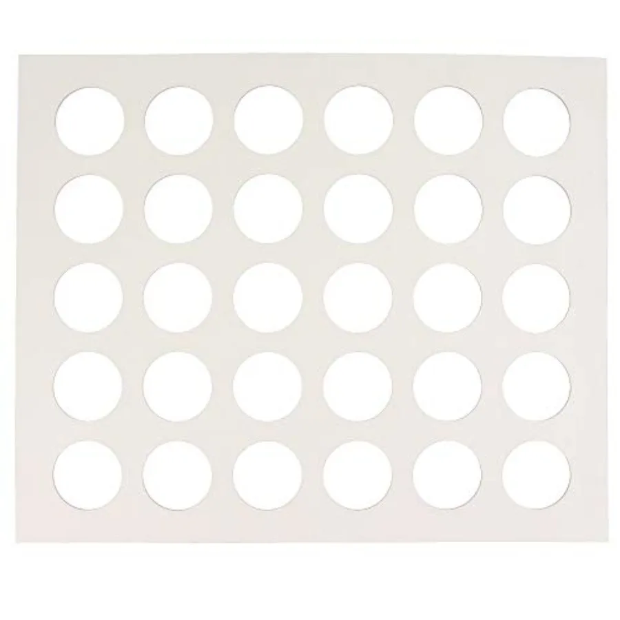 D4T Rubber Chocolate Chablon for chocolate molding, rubber material, chocolate brown color, 30 round cavities each 40 mm diamet
D4T Rubber Chocolate Chablon for chocolate molding, rubber material, chocolate brown color, 30 round cavities each 40 mm diamet