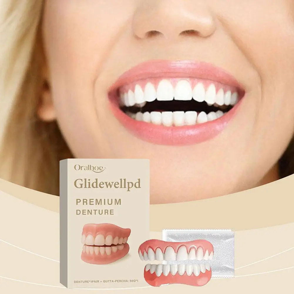 Enhance Smile Reusable Premium Healthy Denture Care Set Comfortable Beautify Repair Interdental Teeth Gaps Silicone Denture Set
Enhance Smile Reusable Premium Healthy Denture Care Set Comfortable Beautify Repair Interdental Teeth Gaps Silicone Denture Set