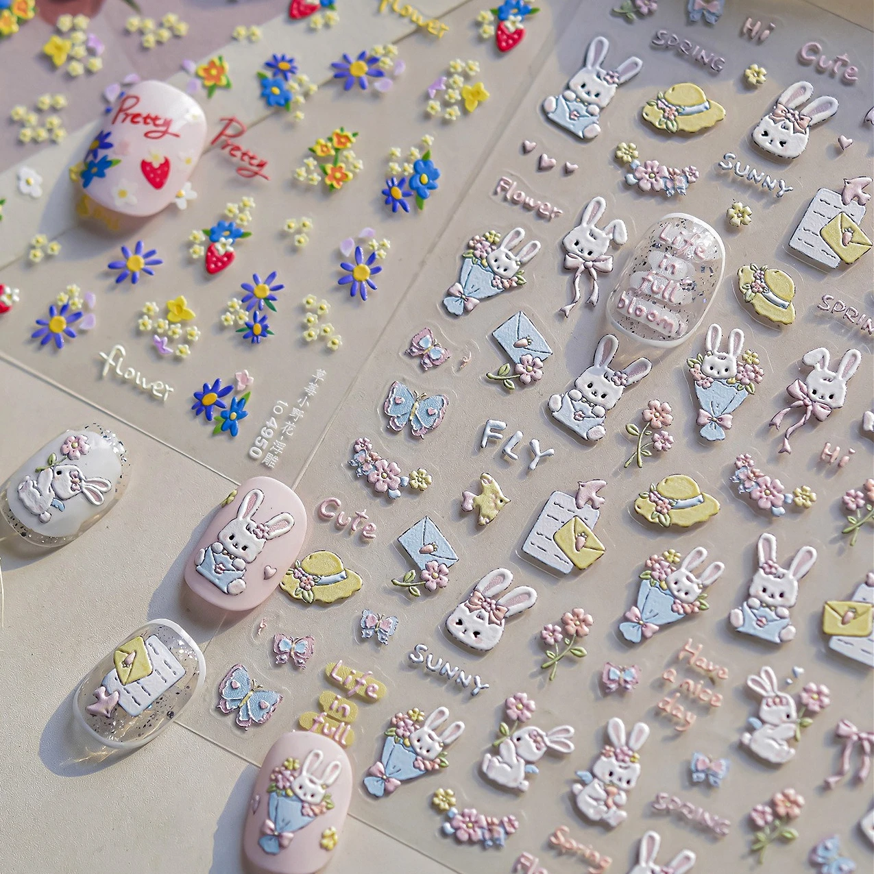 Rabbit Bunny Flower Bowknot Bird Carrot Letter Butterfly Carrier Pigeon Bouquet Hat Adhesive Nail Art Stickers Manicure Decals
Rabbit Bunny Flower Bowknot Bird Carrot Letter Butterfly Carrier Pigeon Bouquet Hat Adhesive Nail Art Stickers Manicure Decals