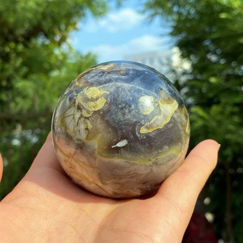 1PC Natural Fluorescent Volcano Agate Crystal Quartz Sphere Reiki Healing Stone Home Decoration Holiday Gifts
1PC Natural Fluorescent Volcano Agate Crystal Quartz Sphere Reiki Healing Stone Home Decoration Holiday Gifts