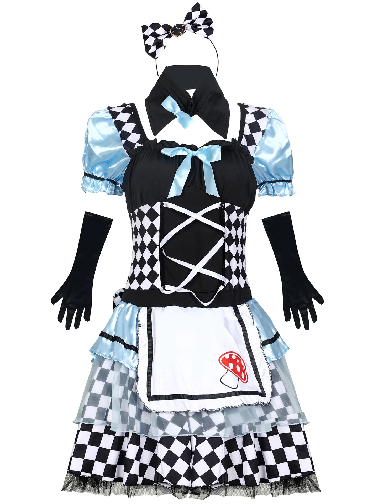 MXL loween Costume Adult Women's Lolita Maid Silk Clown Little Girl Puffy Skirt Princ Traditional Chinese Ethni...
MXL loween Costume Adult Women's Lolita Maid Silk Clown Little Girl Puffy Skirt Princ Traditional Chinese Ethni...