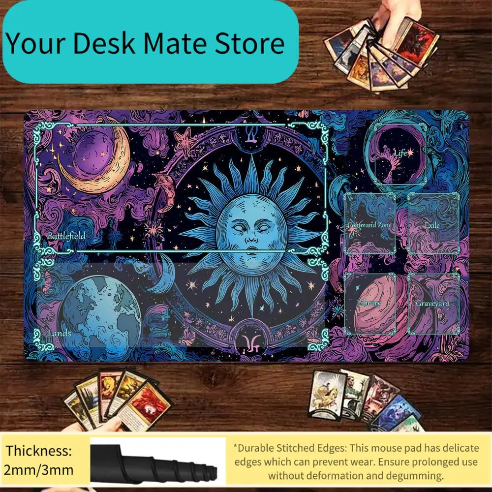 Игровой коврик MTG с маркированными зонами поля битвы, противоскользящий, прочный, для настольных игр Magic The Gathering
Игровой коврик MTG с маркированными зонами поля битвы, противоскользящий, прочный, для настольных игр Magic The Gathering