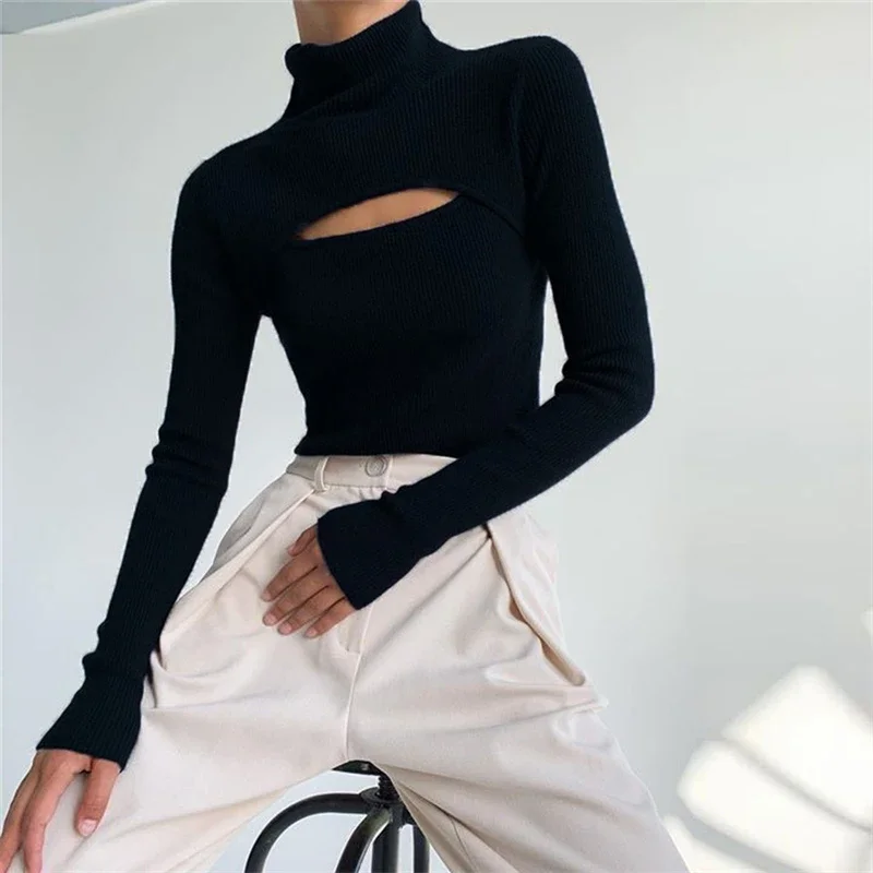 Long Sleeve Turtleneck Knitted Sweater Female Casual Pullover Women Autumn Winter Tops Korean Sweaters Fashion Women Sweater
Long Sleeve Turtleneck Knitted Sweater Female Casual Pullover Women Autumn Winter Tops Korean Sweaters Fashion Women Sweater