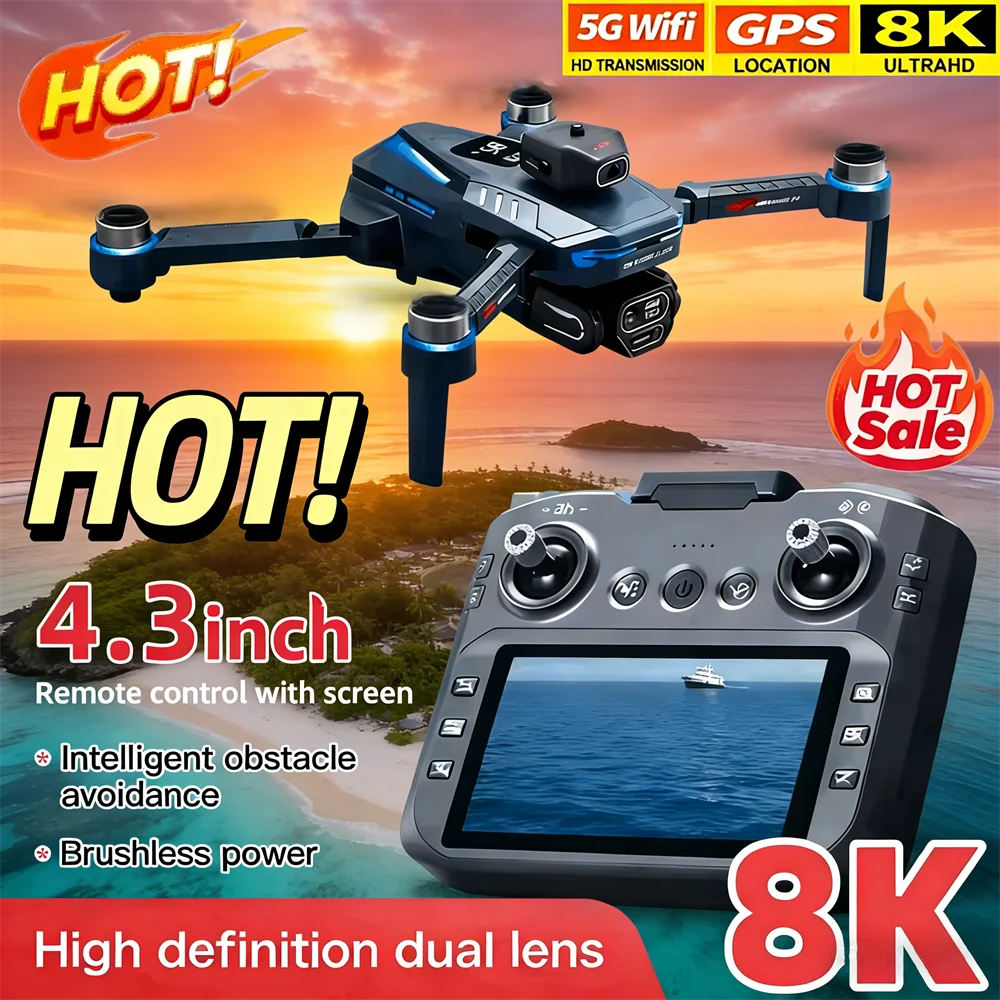 Новый дрон GT8 2026 года: профессиональный, с камерами 8K, карманный, с цветной подсветкой, радиоуправляемый самолет, Wi-Fi FPV, складной квадрокоптер, игрушки на радиоуправлении, подарки
Новый дрон GT8 2026 года: профессиональный, с камерами 8K, карманный, с цветной подсветкой, радиоуправляемый самолет, Wi-Fi FPV, складной квадрокоптер, игрушки на радиоуправлении, подарки