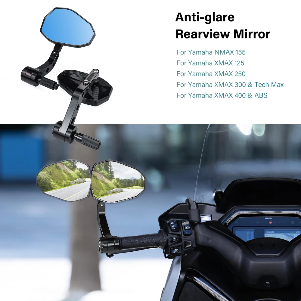 Motorcycle CNC Aluminum Handle Rearview Mirror For Yamaha XMAX125 250 300 400 NMAX 155 Accessories Side Mirror
Motorcycle CNC Aluminum Handle Rearview Mirror For Yamaha XMAX125 250 300 400 NMAX 155 Accessories Side Mirror