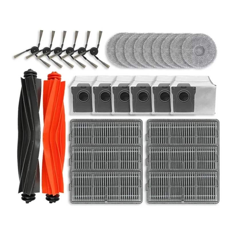M14K-For Dreame X40 Pro Ultra Robot Vacuum Cleaner Spare Parts Main Side Brush Hepa Filter Mop Dust Bags Replacement Parts
M14K-For Dreame X40 Pro Ultra Robot Vacuum Cleaner Spare Parts Main Side Brush Hepa Filter Mop Dust Bags Replacement Parts