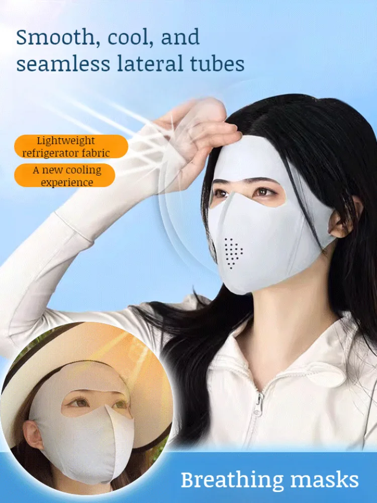 UV Protection Mask Ice Silk Sunscreen Mask Breathable Lightweight Cycling Face Mask Anti-UV 400 Facemask For Men Women
UV Protection Mask Ice Silk Sunscreen Mask Breathable Lightweight Cycling Face Mask Anti-UV 400 Facemask For Men Women