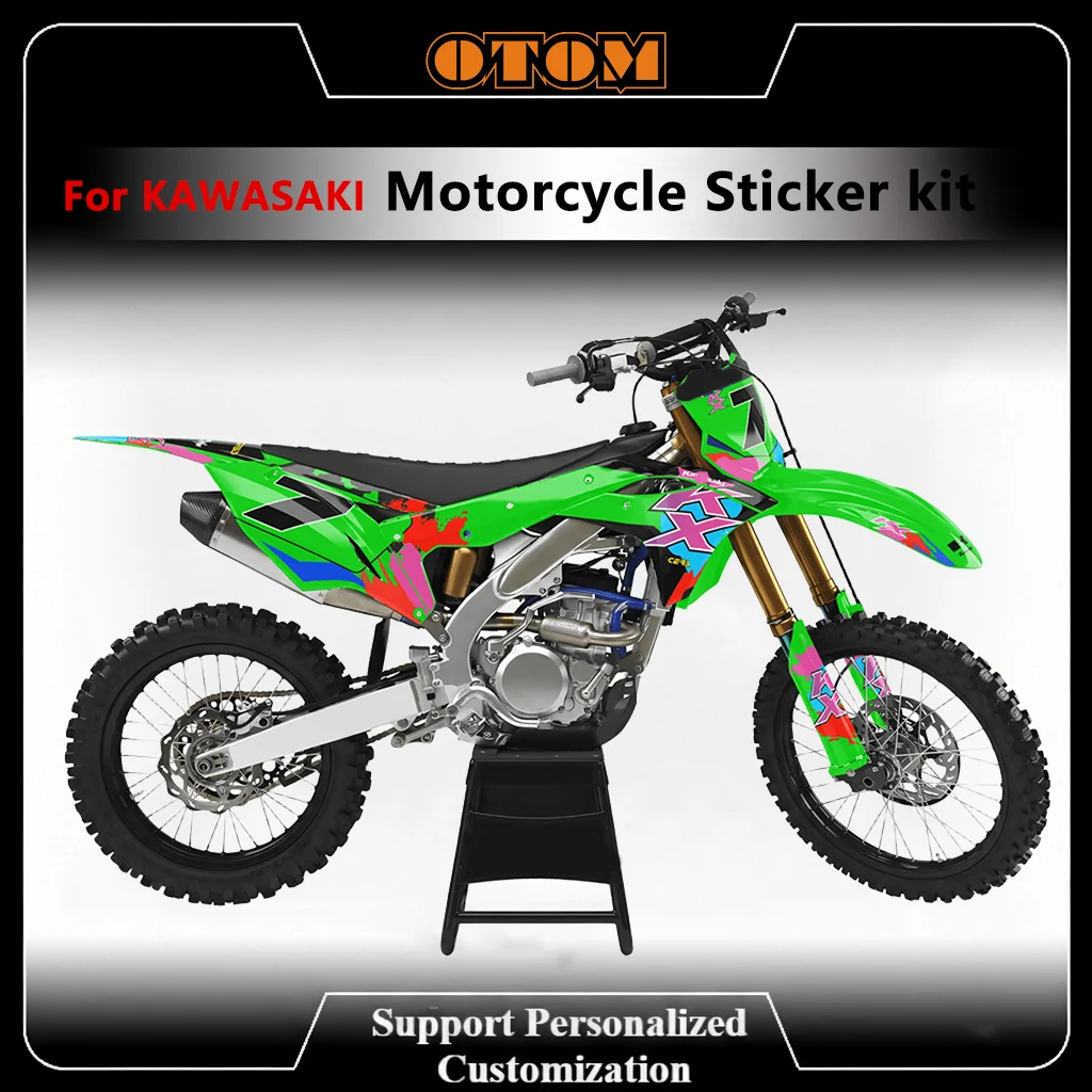 OTOM For KX250F Graphics Background Decals Stickers Kits KAWASAKI KX250F 2017 2018 2019 2020 Underground Sticker Kit
OTOM For KX250F Graphics Background Decals Stickers Kits KAWASAKI KX250F 2017 2018 2019 2020 Underground Sticker Kit