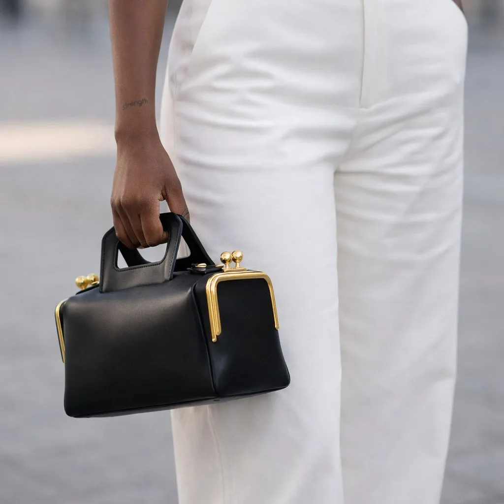 NEW Two side clamp design Frame Kiss lock Bag For Women Luxury Designer Handbag Purse 2026 New In PU Underarm Shoulder Bag
NEW Two side clamp design Frame Kiss lock Bag For Women Luxury Designer Handbag Purse 2026 New In PU Underarm Shoulder Bag