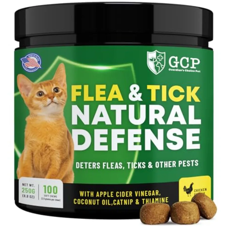 Flea and Tick Chewable Treats for Cats No Harsh Chemicals 100 Chicken-Flavored Chews Pets
Flea and Tick Chewable Treats for Cats No Harsh Chemicals 100 Chicken-Flavored Chews Pets