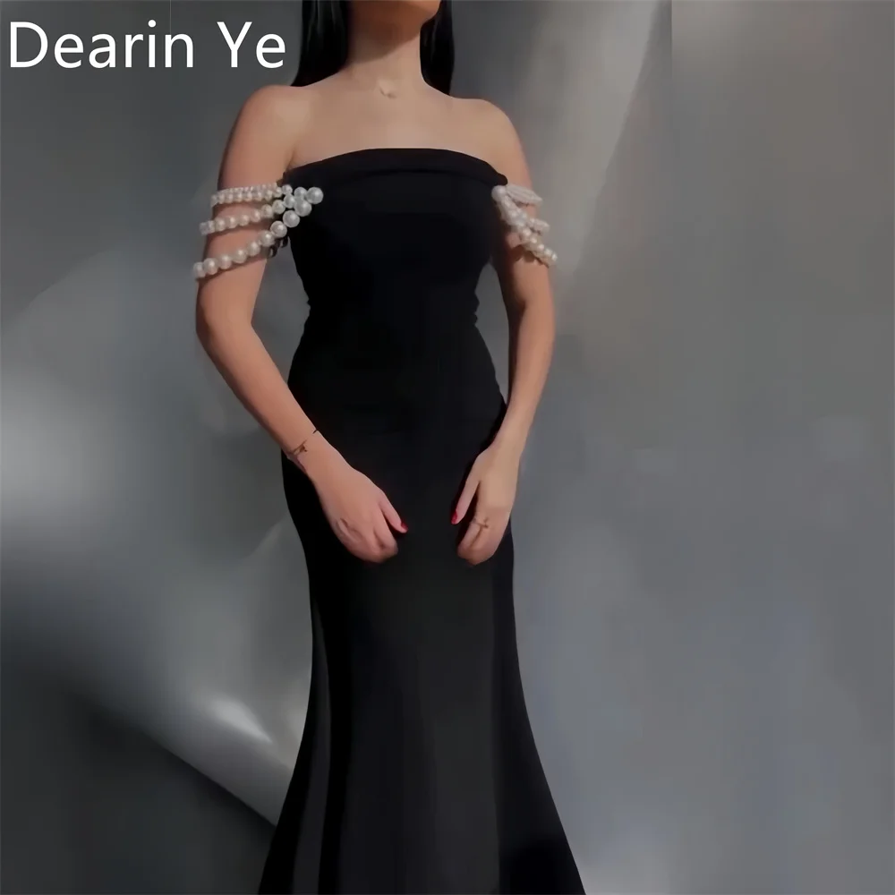 Customized Saudi Arabia Dearin Off-the-shoulder Sheath Floor Length Skirts Pearl Bespoke Occasion Dresses Formal Dress Evening P
Customized Saudi Arabia Dearin Off-the-shoulder Sheath Floor Length Skirts Pearl Bespoke Occasion Dresses Formal Dress Evening P