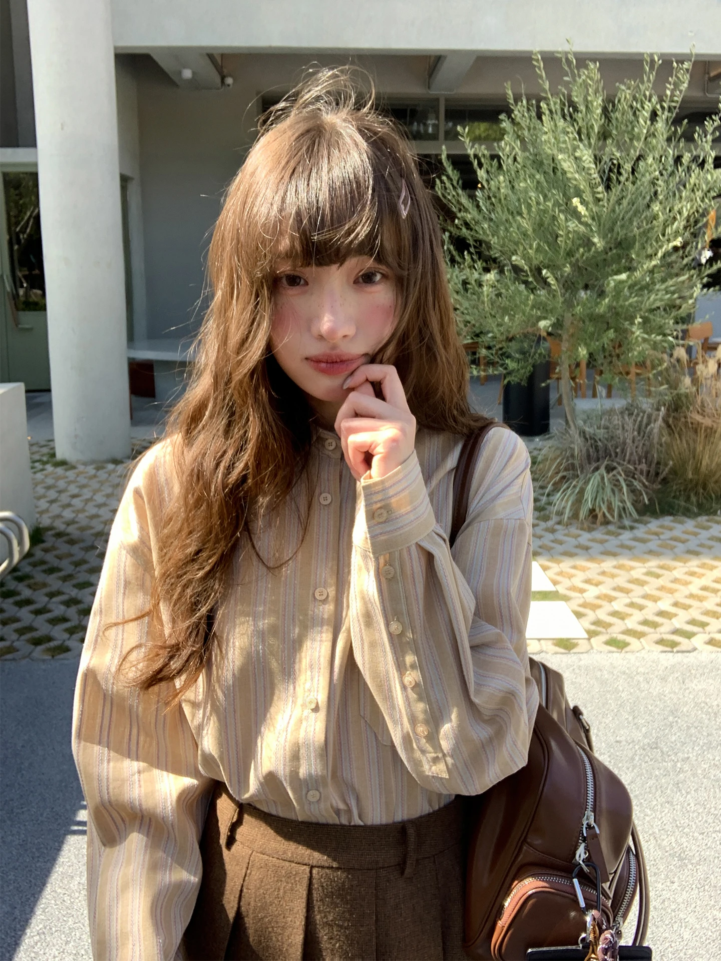 Hello Korean Sle Striped Loose Long Sve Women's irt Simple Design Autumn Winter Top Casual Faion Polyester Cot...
Hello Korean Sle Striped Loose Long Sve Women's irt Simple Design Autumn Winter Top Casual Faion Polyester Cot...