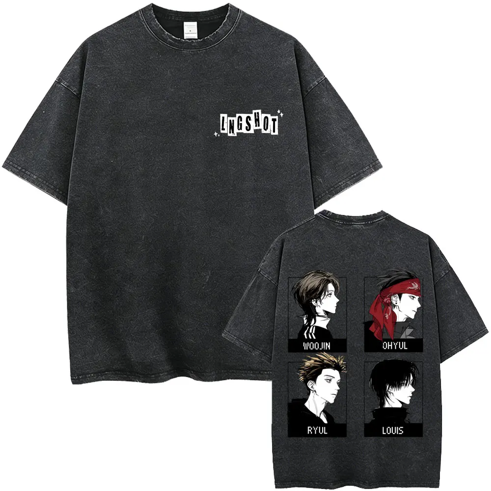 Washed Vintage Korean Band Lngshot Cartoon Style Graphic T-shirt Unisex Oversized T Shirts Men Women Kpop Fashion Trend T Shirt
Washed Vintage Korean Band Lngshot Cartoon Style Graphic T-shirt Unisex Oversized T Shirts Men Women Kpop Fashion Trend T Shirt