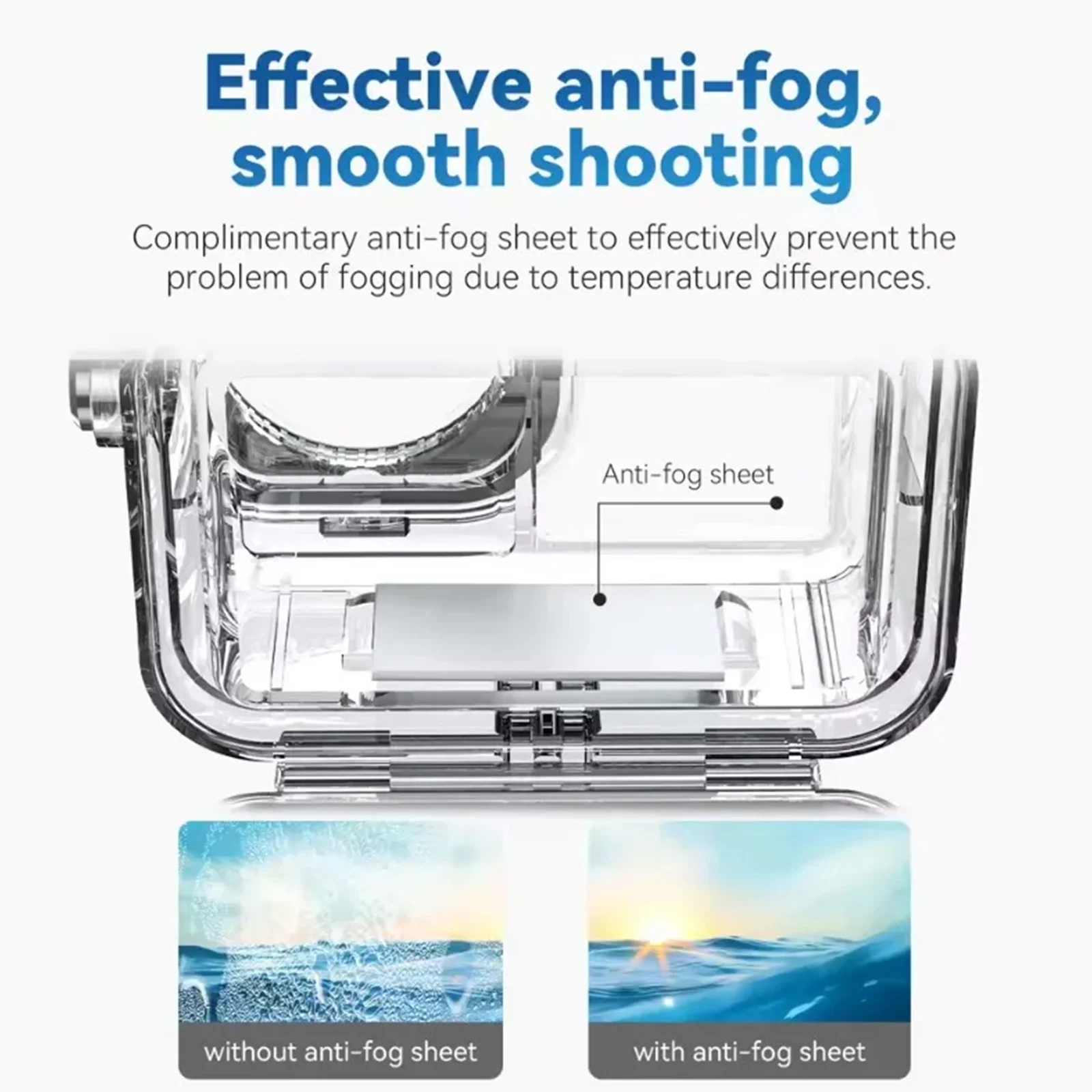 For DJI Osmo Action 6 Camera 196FT/60M Waterproof Case Wakeboarding Protective Cover Shell Underwater Housing Shell Cage
For DJI Osmo Action 6 Camera 196FT/60M Waterproof Case Wakeboarding Protective Cover Shell Underwater Housing Shell Cage
