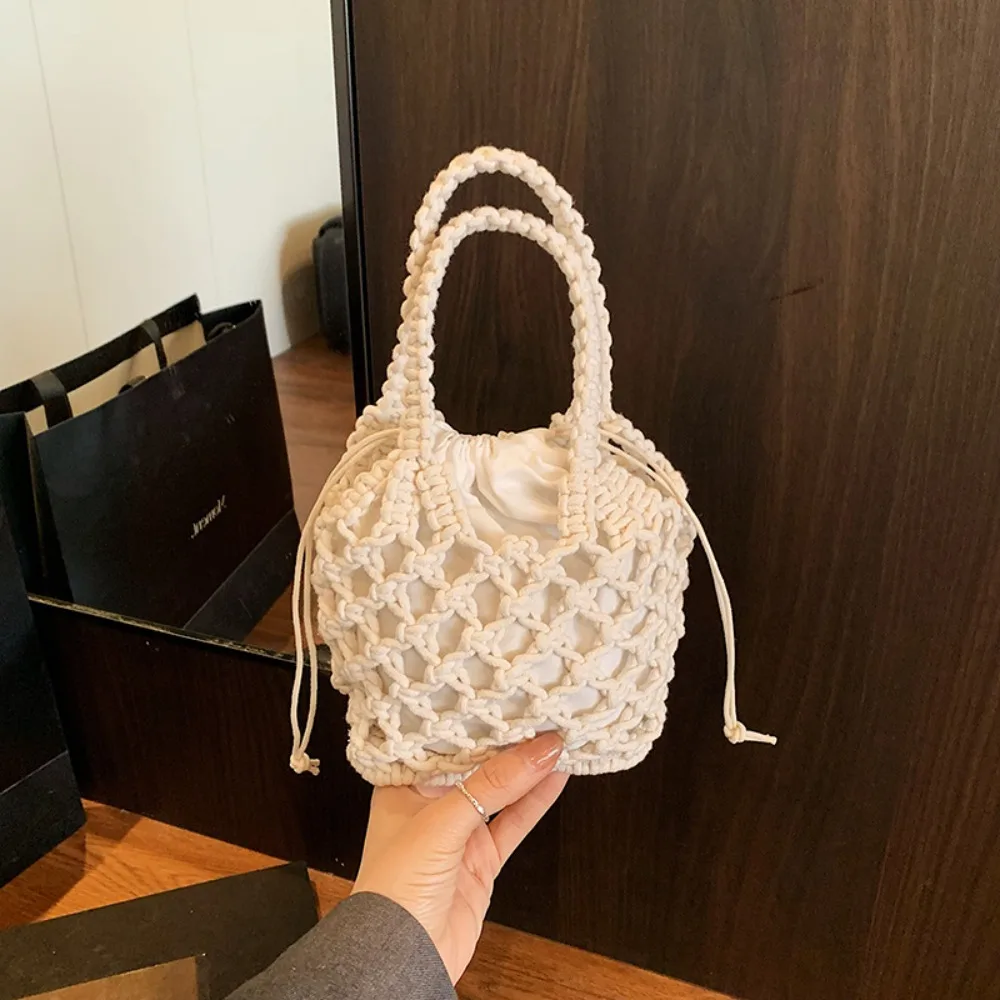 Trendy Mini Bucket Bag Knitted Bag Hollowed Out Bohemian Crochet Tote Bag Storage Bag Handbag Weave Bag Girl
Trendy Mini Bucket Bag Knitted Bag Hollowed Out Bohemian Crochet Tote Bag Storage Bag Handbag Weave Bag Girl