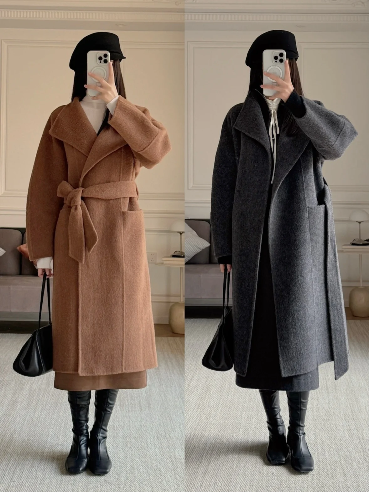 Dongjie Mixed Wool Camere One Button Coat Collar Long Sve Thi Autumn Winter Women's Casual Sle Coat No Hat
Dongjie Mixed Wool Camere One Button Coat Collar Long Sve Thi Autumn Winter Women's Casual Sle Coat No Hat