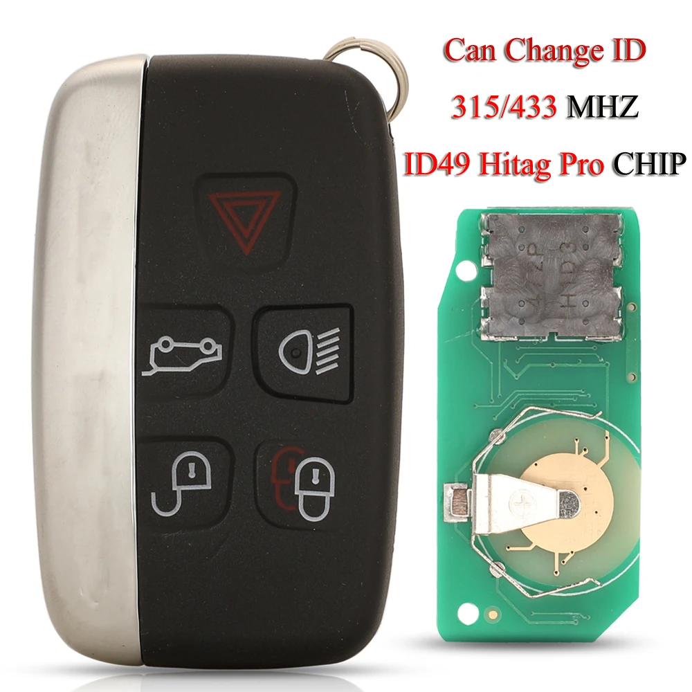 jingyuqin 434Mhz ID49 Chip Remote Smart Car Key For Jaguar XE XF XK For Land Rover Discovery Evoque Vogue
jingyuqin 434Mhz ID49 Chip Remote Smart Car Key For Jaguar XE XF XK For Land Rover Discovery Evoque Vogue