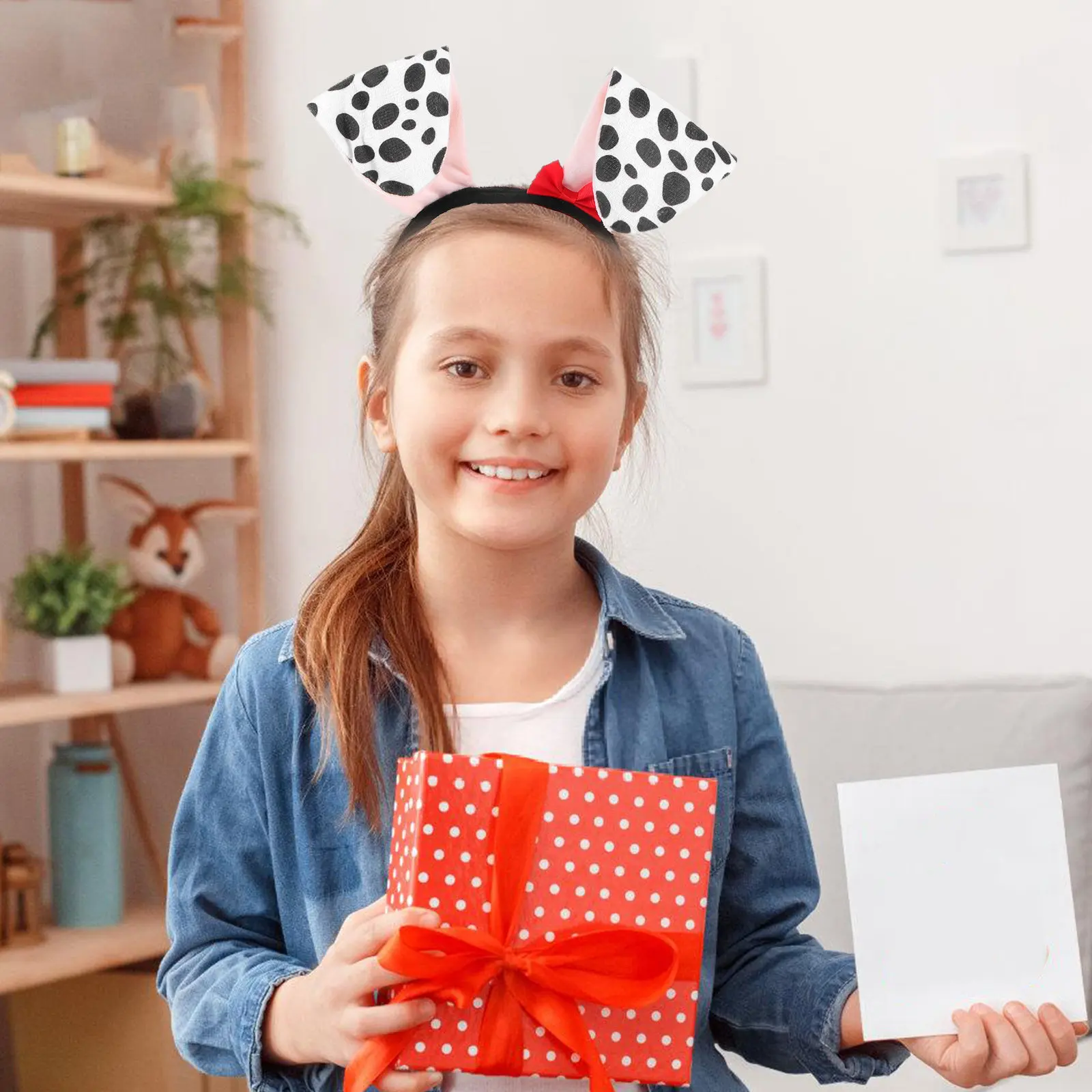 1Set Dalmatian Costume Ears Headband for Children Soft Safe Comfortable Animal Hairband Versatile Use in School Plays Parties
1Set Dalmatian Costume Ears Headband for Children Soft Safe Comfortable Animal Hairband Versatile Use in School Plays Parties