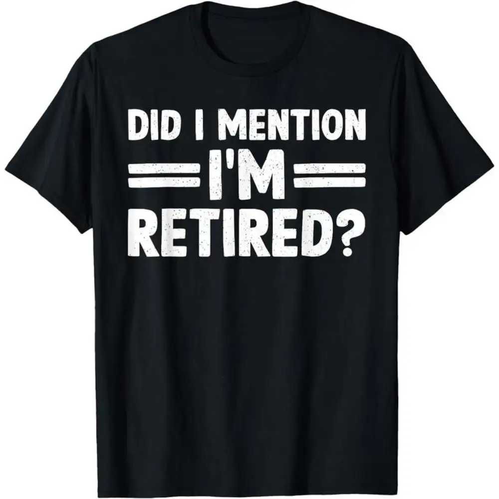 Women's Funny Retired T-Shirt "Did I Mention I'm Retired" Humor Retirement Gift Tee Happy Retiree Casual Top
Women's Funny Retired T-Shirt "Did I Mention I'm Retired" Humor Retirement Gift Tee Happy Retiree Casual Top