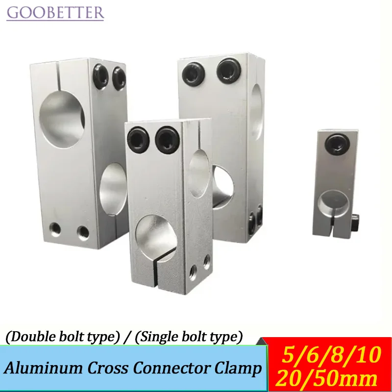 Aluminum Cross Connector Clamp for 5/6/8/10/20/50mm Smooth Tube Mounting Bracket, Frame Joint Fast Assembly
Aluminum Cross Connector Clamp for 5/6/8/10/20/50mm Smooth Tube Mounting Bracket, Frame Joint Fast Assembly