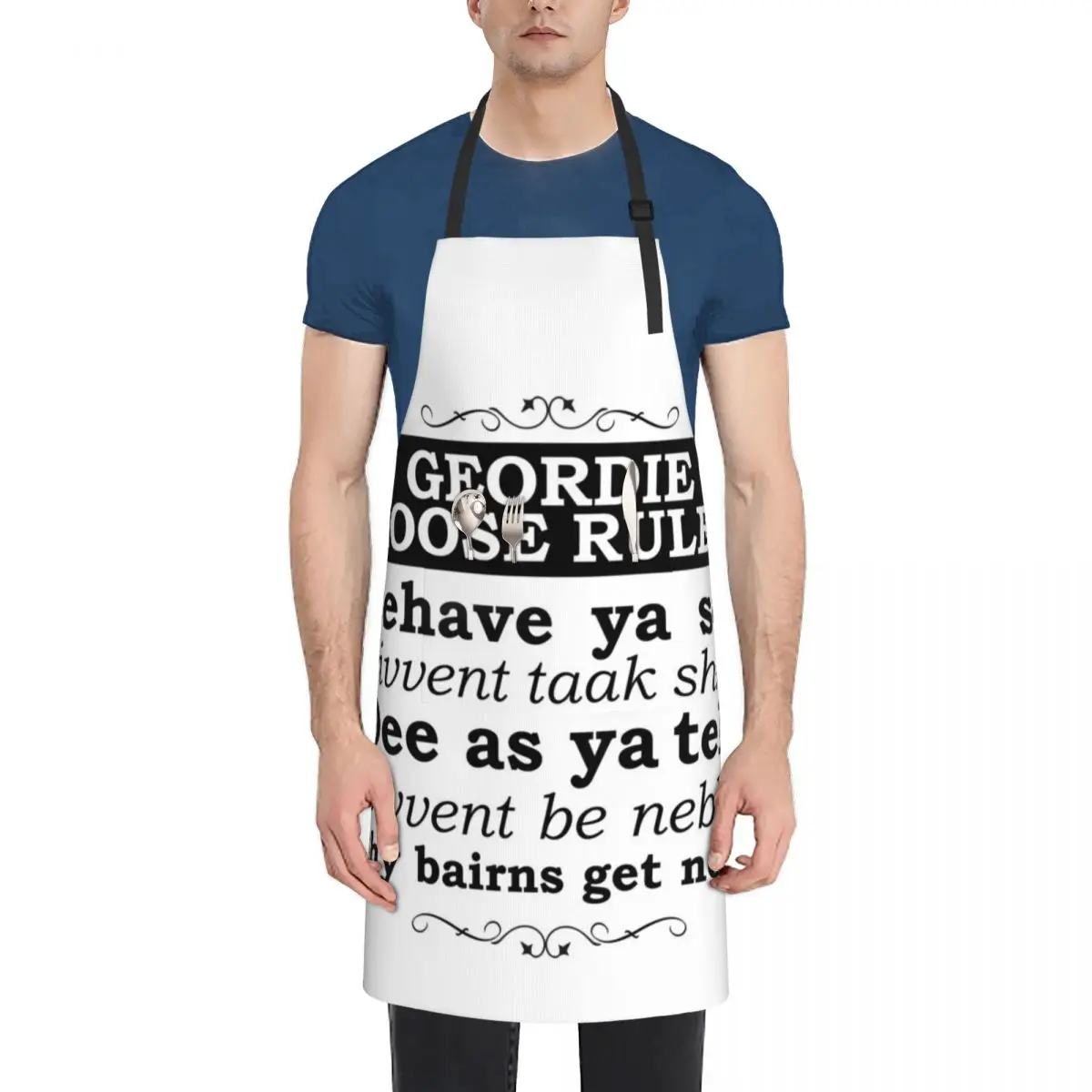 Geordie House Rules Apron For Nail Stylist Things For Kitchen For Man Haircut Girl Apron
Geordie House Rules Apron For Nail Stylist Things For Kitchen For Man Haircut Girl Apron