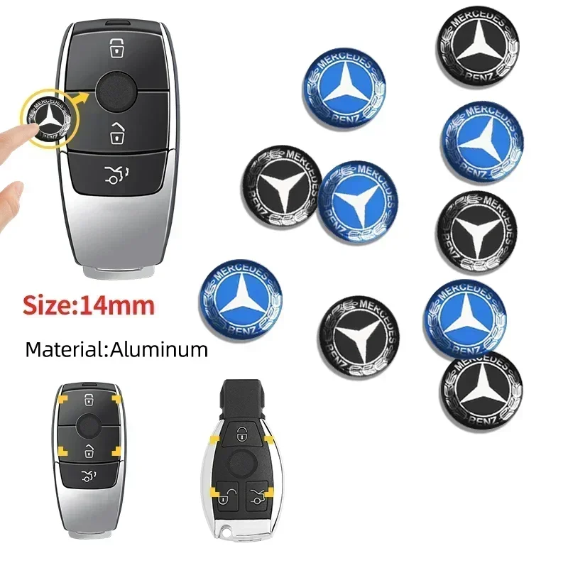 Наклейка на ключ автомобиля 14 мм, 3D металлическая эмблема для Mercedes Benz B/C/E/S Class A Class C200L GLC GLE CLA, аксессуары для стайлинга автомобиля
Наклейка на ключ автомобиля 14 мм, 3D металлическая эмблема для Mercedes Benz B/C/E/S Class A Class C200L GLC GLE CLA, аксессуары для стайлинга автомобиля