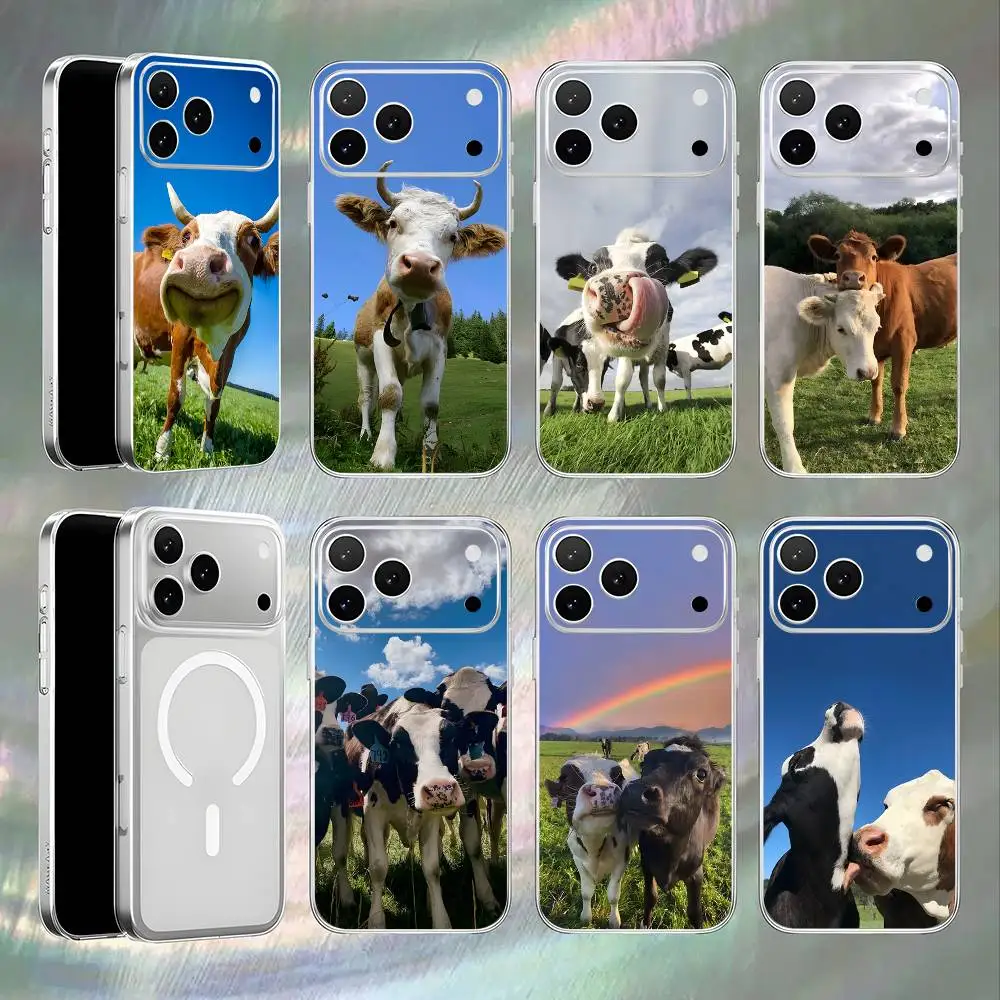 Lovely Cute Cow Cows OX For iPhone 17,16,15,14,13,12,11,Pro,Max,Plus Transparent White Phone Case Magnetic Wireless Charging
Lovely Cute Cow Cows OX For iPhone 17,16,15,14,13,12,11,Pro,Max,Plus Transparent White Phone Case Magnetic Wireless Charging