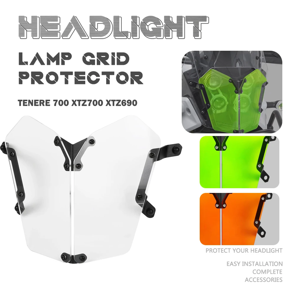 For Yamaha Tenere 700 XTZ 700 690 Tenere T7 2019 2020 2021 Motorcycle Headlight Head Light Protector Film Guard Front Lamp Cover
For Yamaha Tenere 700 XTZ 700 690 Tenere T7 2019 2020 2021 Motorcycle Headlight Head Light Protector Film Guard Front Lamp Cover