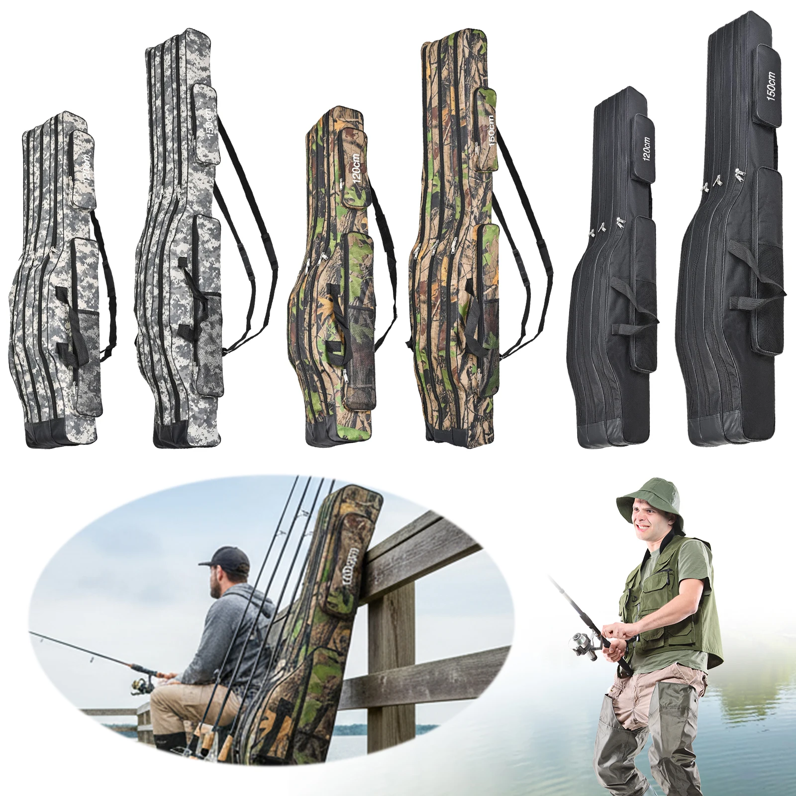3-слойный складной чехол для переноски удочки, сумка для хранения рыболовной катушки, сумка для рыбалки, кемпинга, пешего туризма
3-слойный складной чехол для переноски удочки, сумка для хранения рыболовной катушки, сумка для рыбалки, кемпинга, пешего туризма