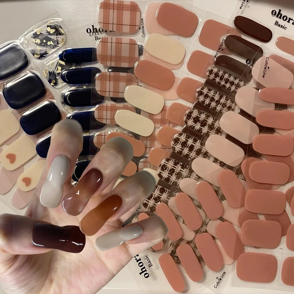 UV Semi-Cured Gel Nail Wraps Stickers Strips French Long Lasting Full Cover LED Gel Semi Cured Nail Sliders For Nail Extension &
UV Semi-Cured Gel Nail Wraps Stickers Strips French Long Lasting Full Cover LED Gel Semi Cured Nail Sliders For Nail Extension &