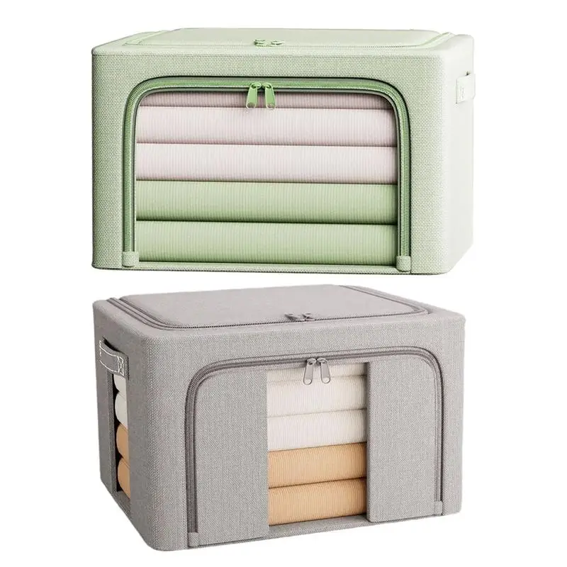Clothes Storage Boxes 24L Storage Bins with Lids for Clothes Stackable Zippered Organizer Basket for Closet Pantry Garage
Clothes Storage Boxes 24L Storage Bins with Lids for Clothes Stackable Zippered Organizer Basket for Closet Pantry Garage