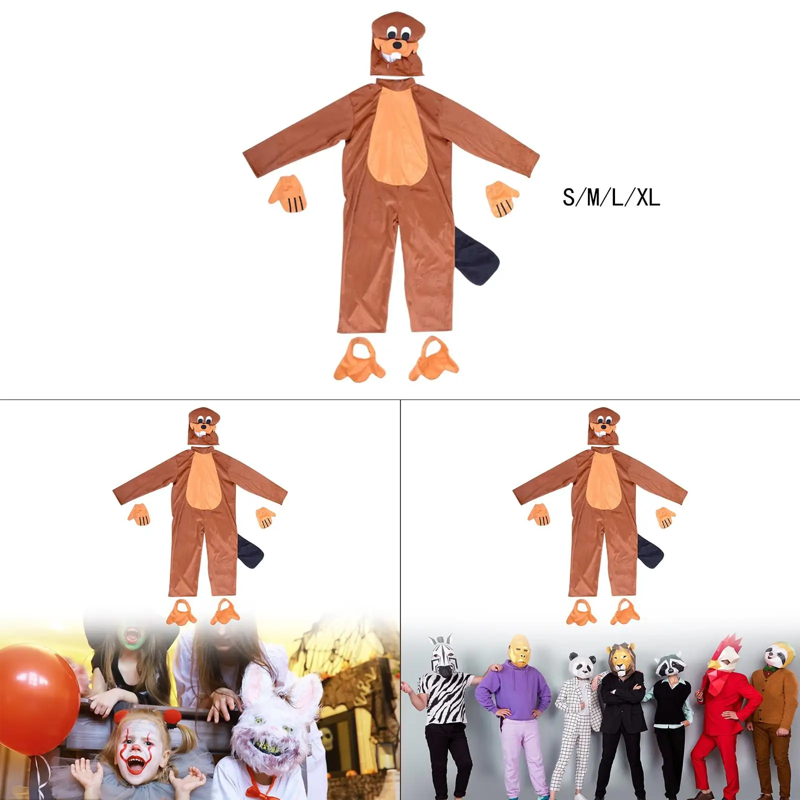 River Otter Costume for Adults Creative Fancy Dress Jumpsuit for Stage Performance Themed Party Celebrations Carnivals Halloween 
River Otter Costume for Adults Creative Fancy Dress Jumpsuit for Stage Performance Themed Party Celebrations Carnivals Halloween